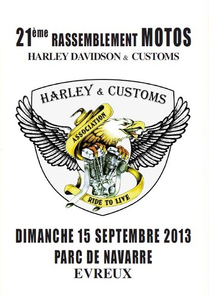 15-09-2013 21eme rassemblement HD et custom a Evreux  Evreux10