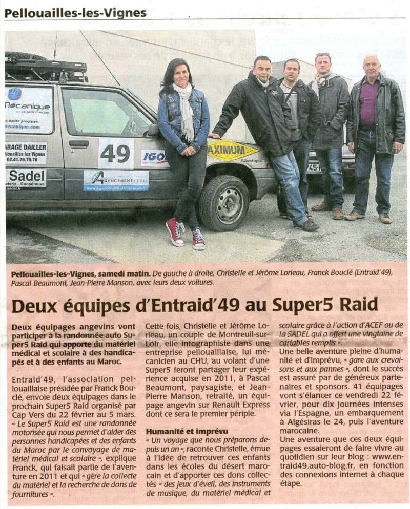 reportage sur la 6 eme edition  Courri11