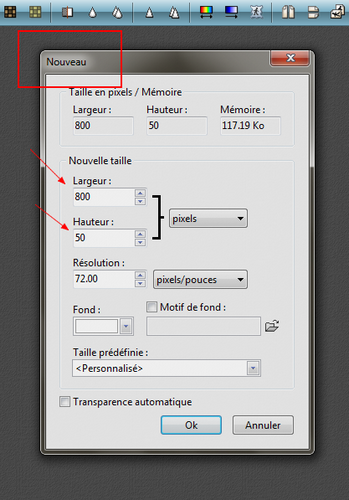 [Photofiltre Studio X] Barre de Navigation - Simple Bn110