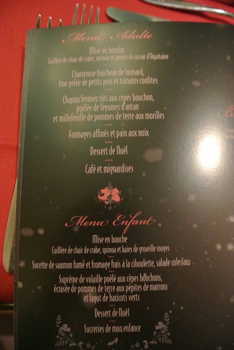 Réveillon à Disneyland Paris, menus, animations et magie - Page 19 Menu10