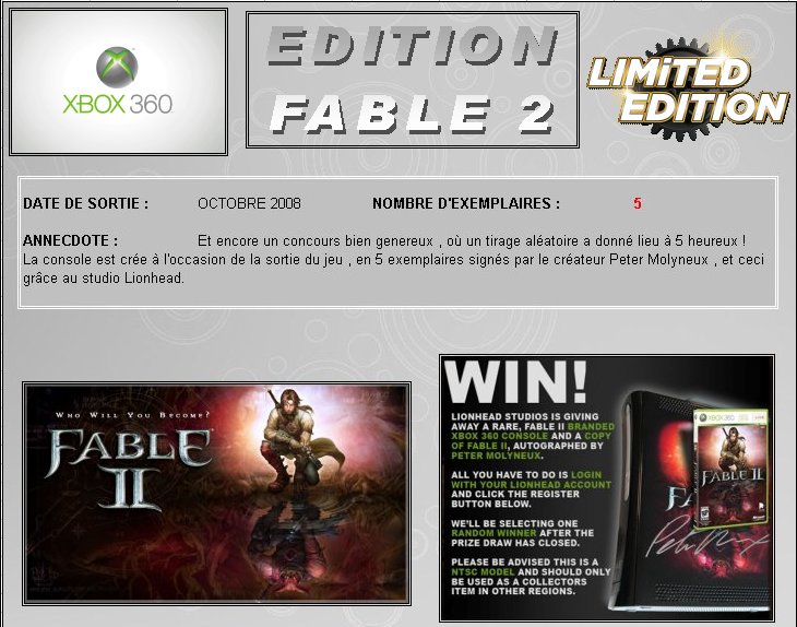 XBOX 360 : Edition FABLE 2 Fable010
