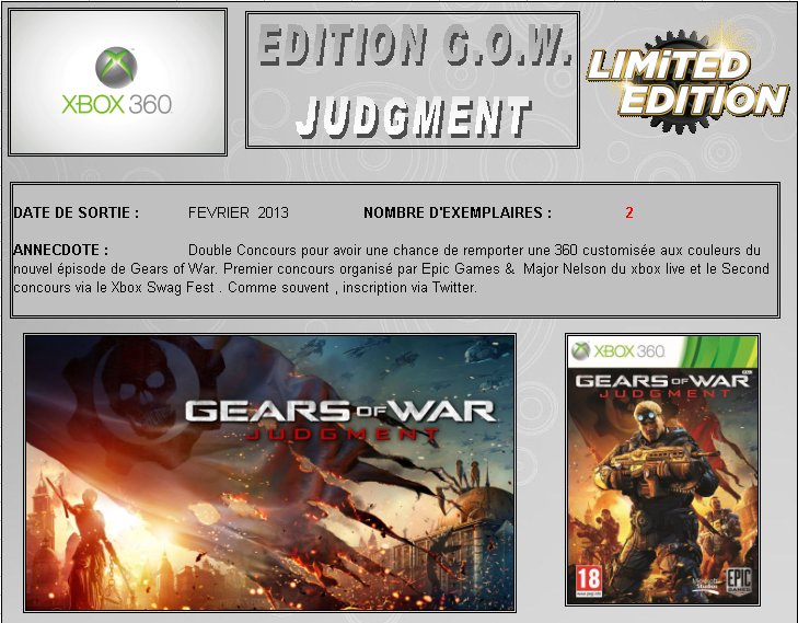 XBOX 360 : Edition GEARS OF WAR JUDGMENT Gow_ju10