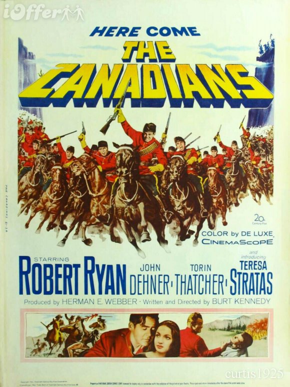 Les canadiens- The Canadians- 1961 - Burt Kennedy The-ca10