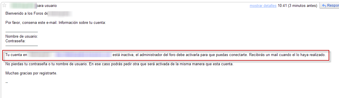 Nuevo usuarios, se registran sin que Administracion los active Acti210