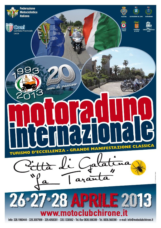 2-28 aprileMotoraduno Internaz. Galatina (Salento) 15044910