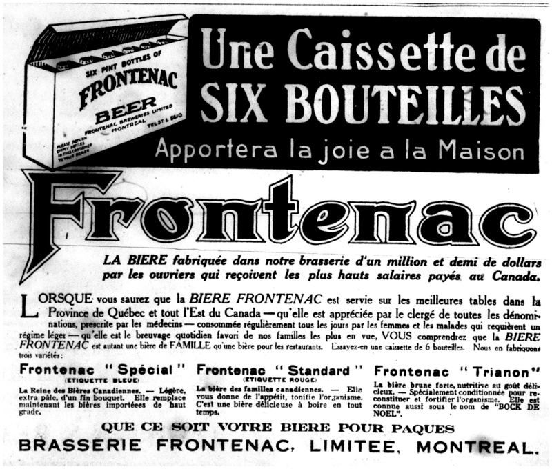 1915 - Frontenac Trianon et autres publicités Fronte13