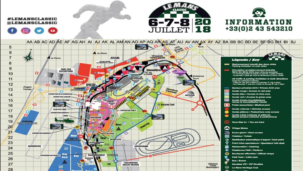 [A VENDRE] Billet camping pour Le Mans Classic 2018 Plan_210