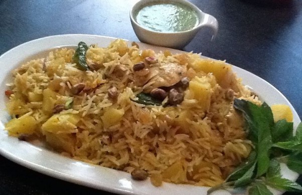 طريقة عمل الرز الهندي مع الصوص الأخضر Ouoo-o10