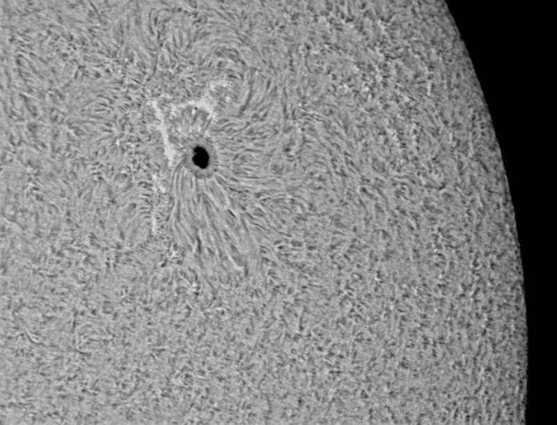 photo tache solaire du 16 février Sol10n10