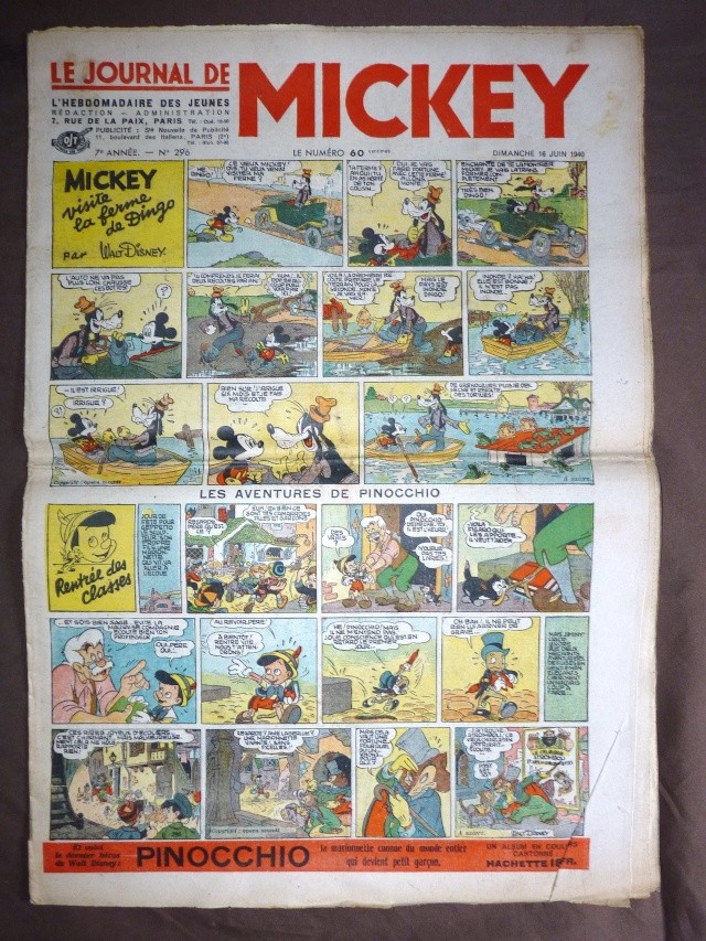JOURNAL DE MICKEY avant guerre n° 297 DU 23 JUIN 1940 P1450313