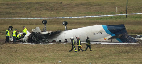 Cork Aiirport crash: How did ANYONE walk away from this?  Cork-a10