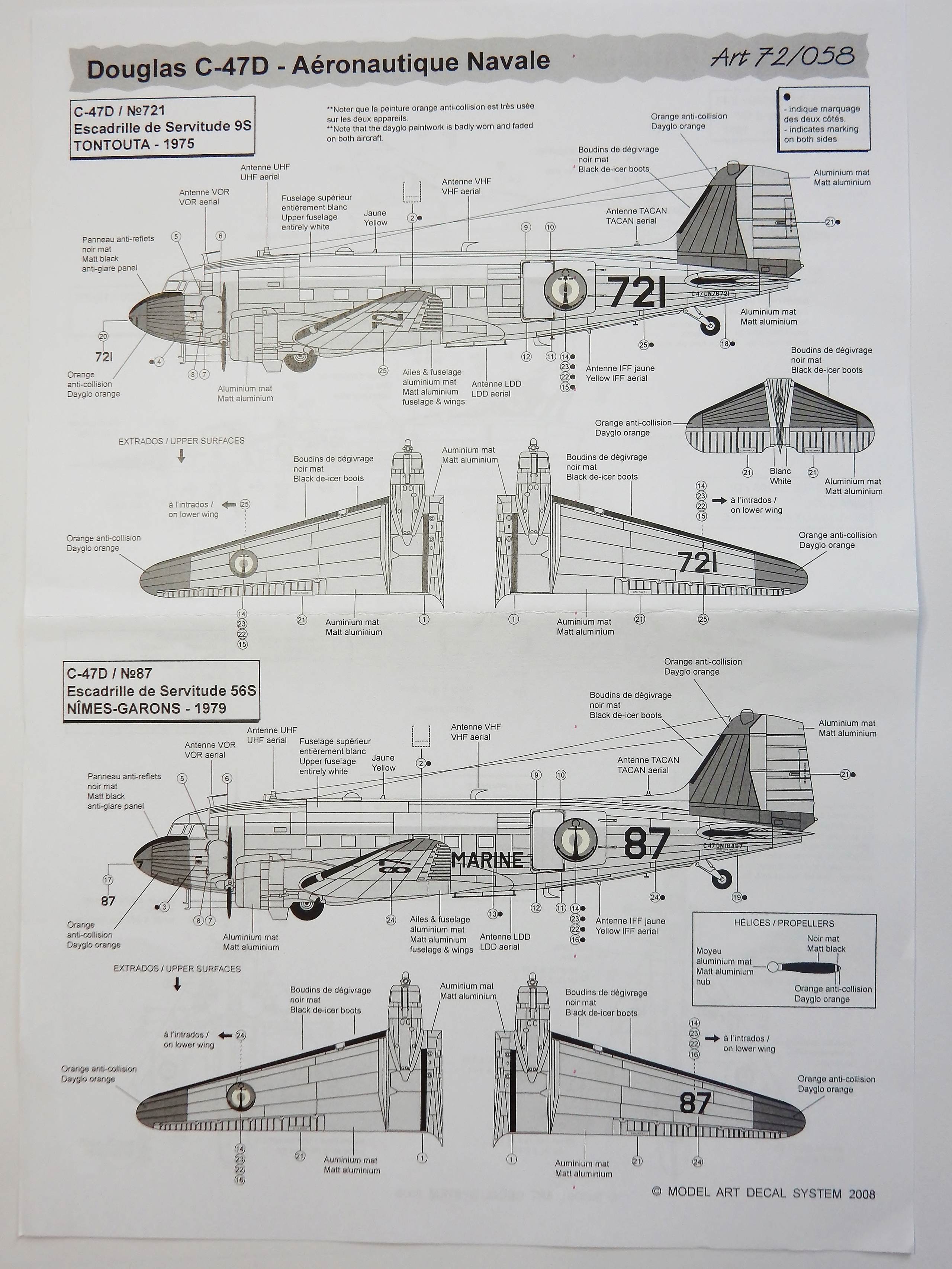 [concours "ça brille"] Douglas C-47 Armée de l'Air Indochine  - Hobby Boss 1/72 Dscn8058