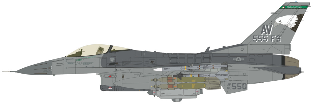 F-16 CJ USAF Tamiya (1/48) Finger10
