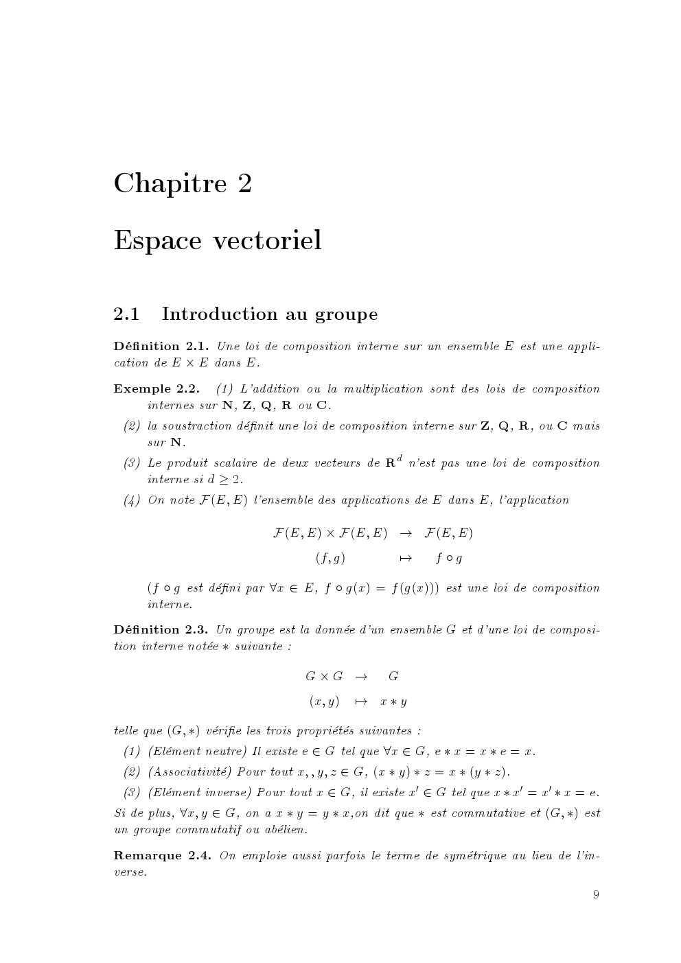 chapitre 2 Espace vectoriel 001318