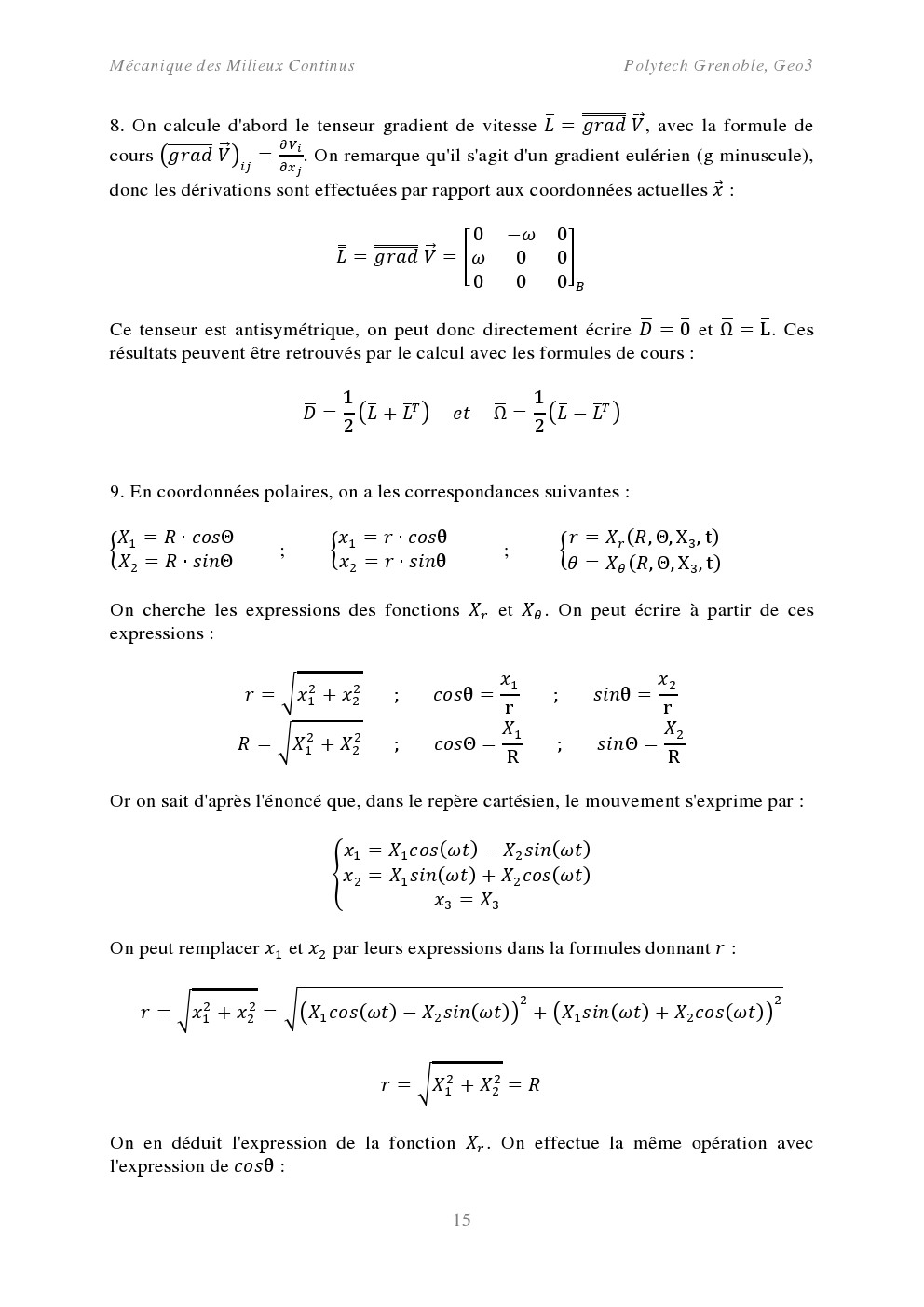 Exercices résolus chapitre calcul cinematique 001517