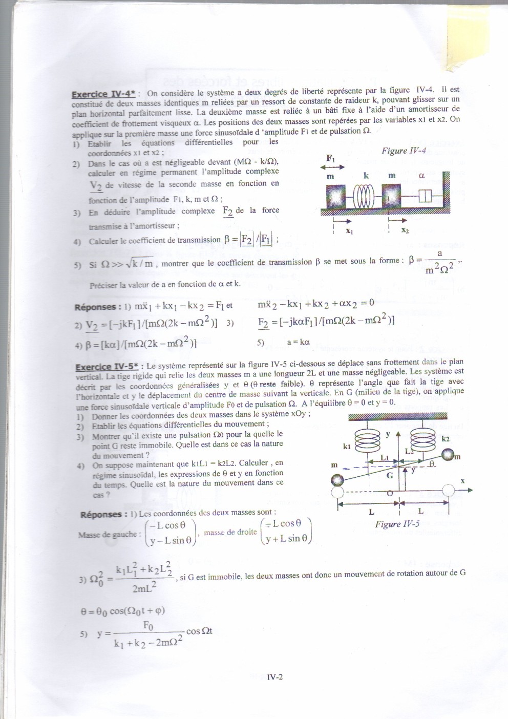 Exercices résolus onde et vibraion serie n 03 002017