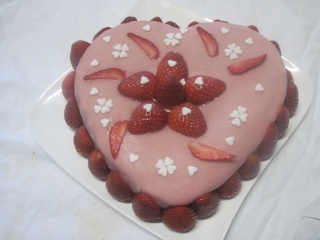 gâteau coeur st Valentin.photos. Gateau13