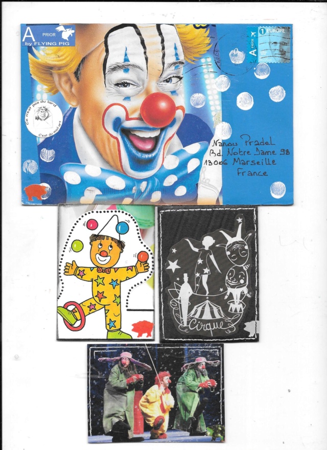 Galerie des Clowns Acrobates et Danseuses de cirque - Page 14 Piggy012