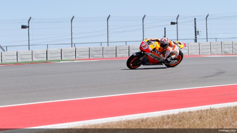 Márquez domina el día 1 de test privado MotoGP en Austin‏  Marc-m13