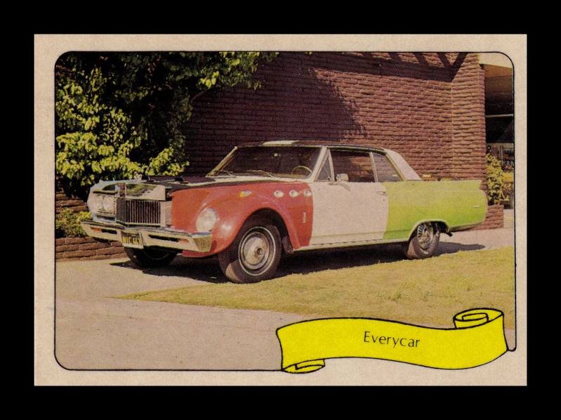Fleer "kustom car" stickers - 1975 57668110