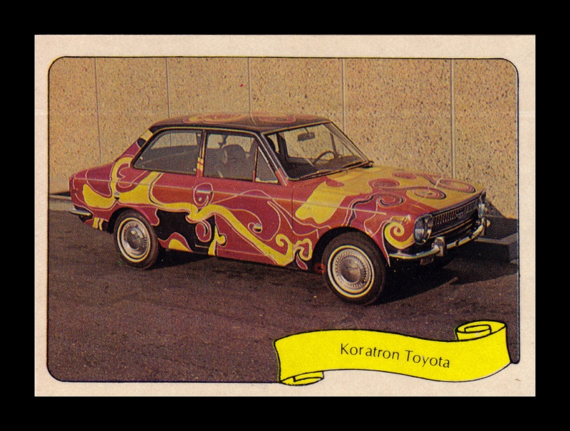 Fleer "kustom car" stickers - 1975 57683411
