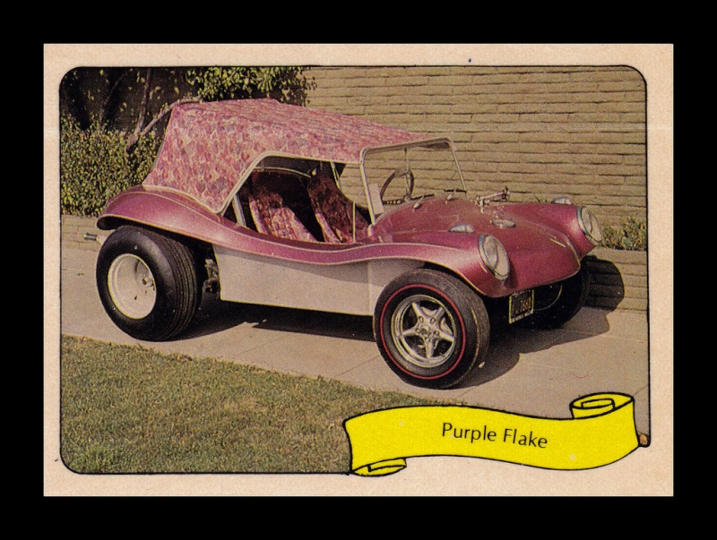 Fleer "kustom car" stickers - 1975 57687810