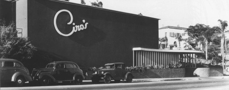 Ciro's night club - West Hollywood - 1940 Image011