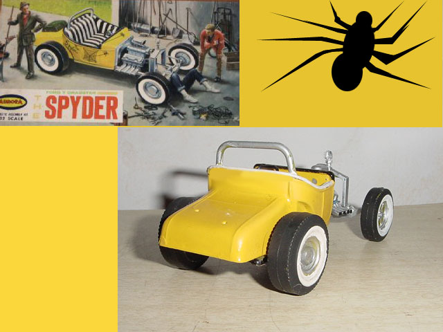 Aurora Hot Rod 1/32 - 1/25 model kit Spyder10