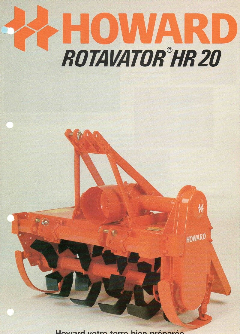 Rafraichissement rotavator Howard 1.60 m Roto0810
