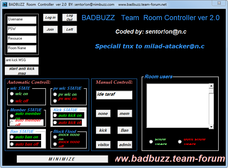 BADBUZZ Room Controller ver 2.0 2013-033