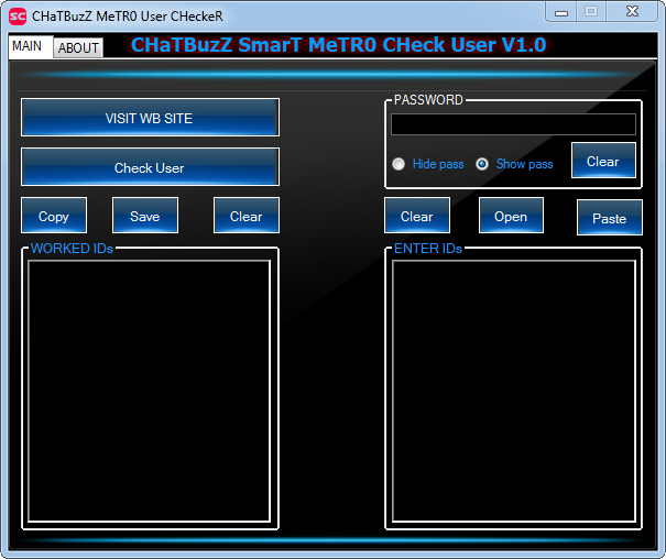 CHaTbuzZ SmarT MeTR0 User CHecker 2013-034