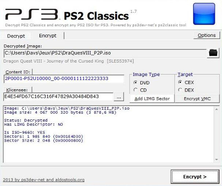 PS3] Créer des jeux PS2 Classic à partir d'ISO PS2