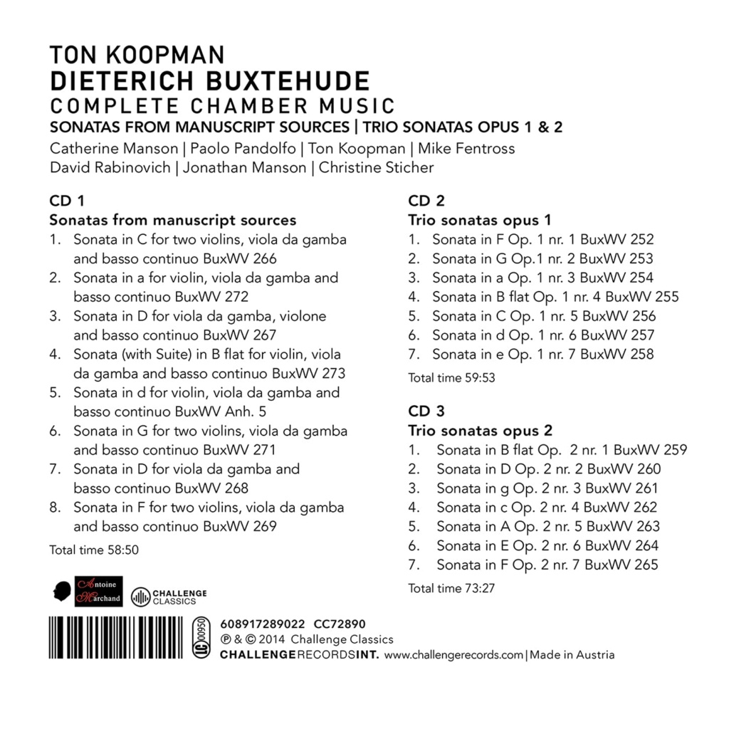 Buxtehude, Reincken - Musique de chambre 713anm10