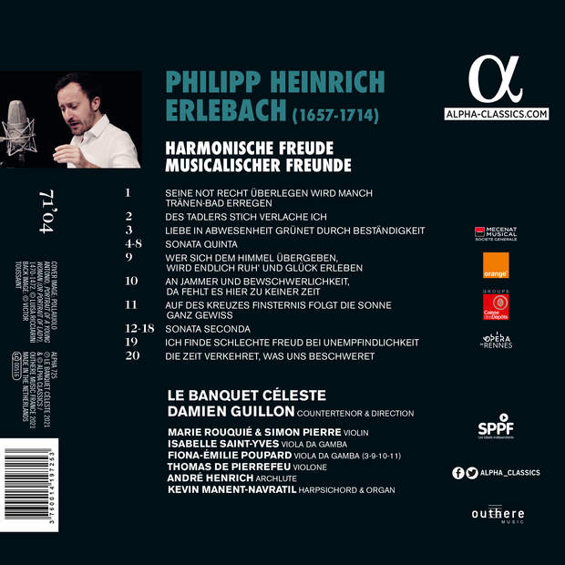 reincken - Buxtehude, Reincken, Erlebach, ... - Musique de chambre Ph-erl10