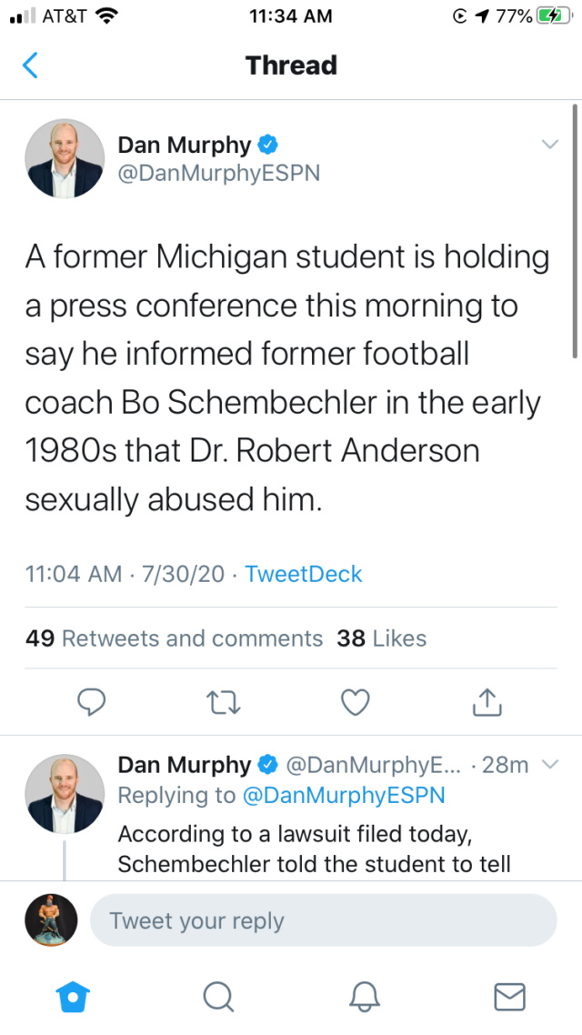 Wow.  Freep reporting dr. Anderson at Michigan traded sexual favors to help kids stay out of Vietnam 6090110