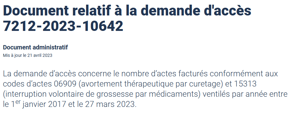 Page de retour/Copies d'écrans Est-qu'il y a un lien entre  l'Avortement et le manque de jeunes pour prendre la relève  dans chaque profession Avorte16