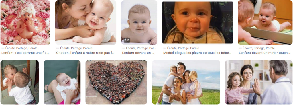 Michel blogue /2/ Un lien Google qui vous permet d'avoir accès à toutes les photos de notre Forum/Écoute partage parole/Sujet/Enfant/ Enfant18