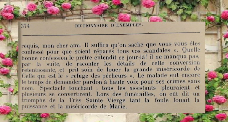 Michel Blogue la Vierge Marie à partir d'un vieux dictionnaire d'exemples/ - Page 4 Marie142