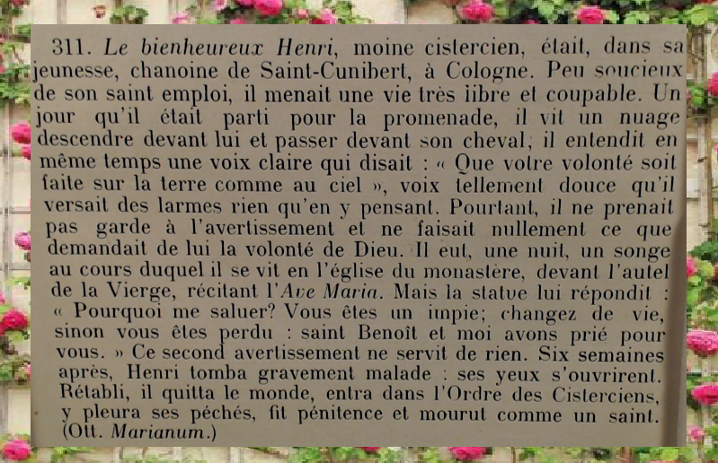 Michel Blogue la Vierge Marie à partir d'un vieux dictionnaire d'exemples/ - Page 5 Marie164