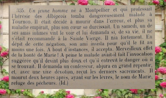 Michel Blogue la Vierge Marie à partir d'un vieux dictionnaire d'exemples/ - Page 5 Marie179