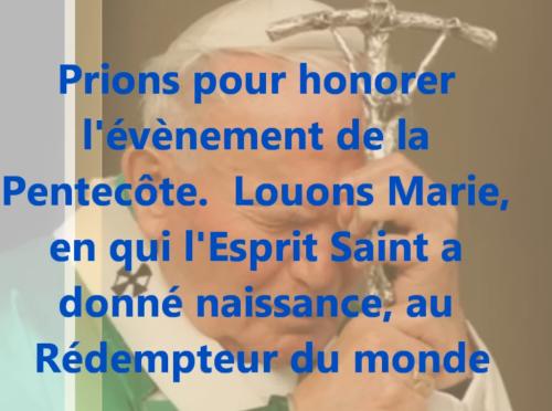 Michel blogue la beauté et la simplicité/Des 20 mystères du Rosaire en copies d'écran avec Saint Jean-Paul II/+/Vidéo Audio/ Prions10