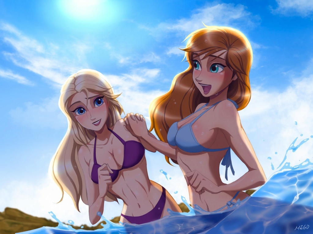 fanart - Elsa et Anna | Fan-arts, montages et autres images en tout genres  - Page 4 Mego_y30