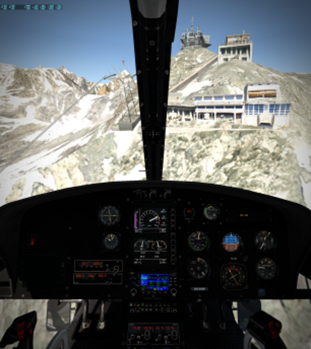 Vol dans les Alpes de Fabio As350b25