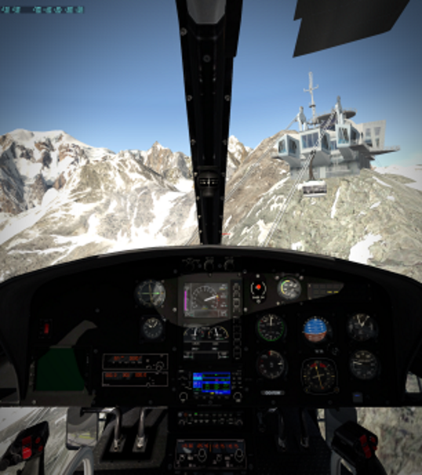 Vol dans les Alpes de Fabio As350b26
