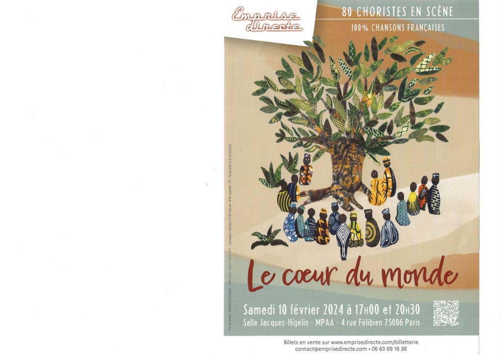Spectacle Musical "Le Coeur du Monde" par EMPRISE DIRECTE Flyer_10