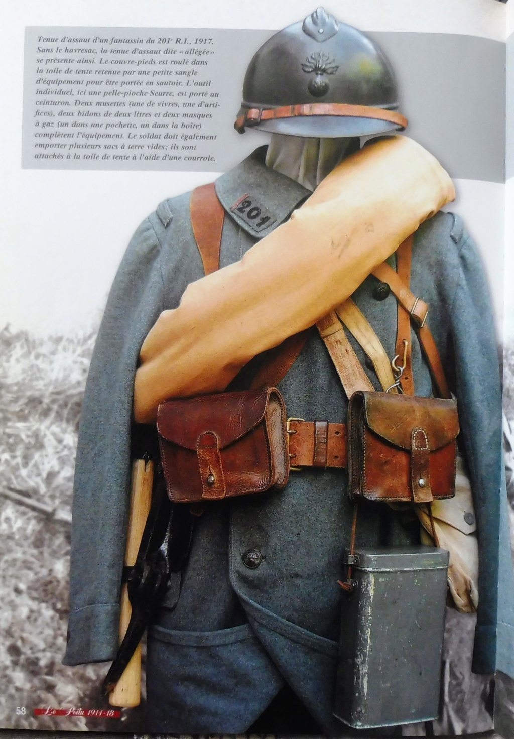 uniforme de fantassin français. Fa191710