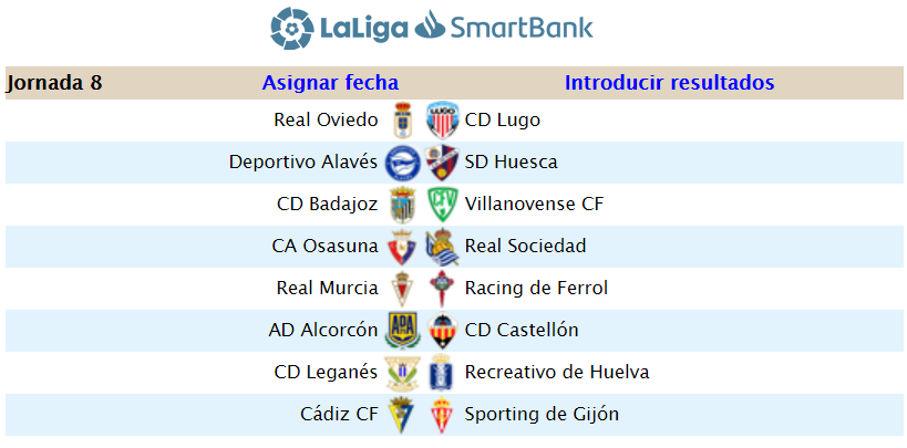 Jornada 8 (29/03) Calend18