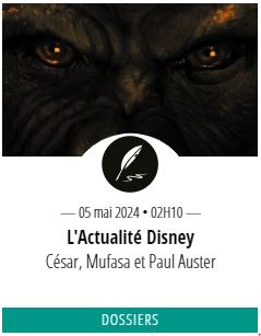 [Récaps Infos] L'actualité Disney de la semaine  324