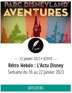 La Rétro Hebdo de Chronique Disney : l'actu Disney qu'il ne fallait pas manquer ! Capt1382