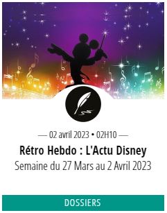 La Rétro Hebdo de Chronique Disney : l'actu Disney qu'il ne fallait pas manquer ! Capt1492
